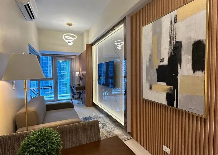 Apartamento 1br View Haven + Washer | Modern Bgc