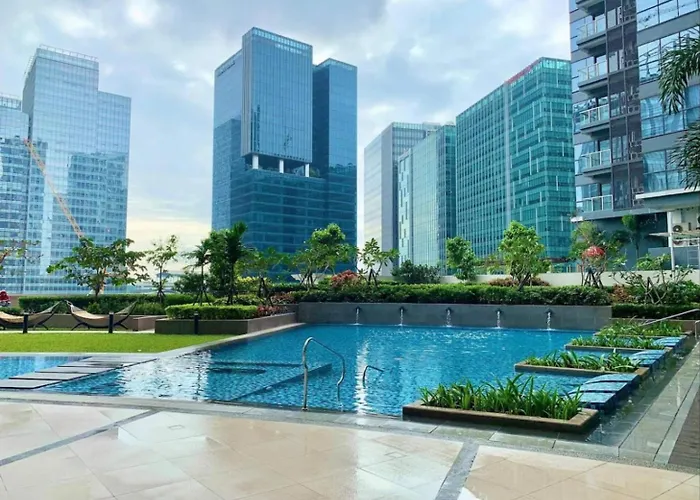 1br View Haven + Washer | Modern Bgc Apartamento